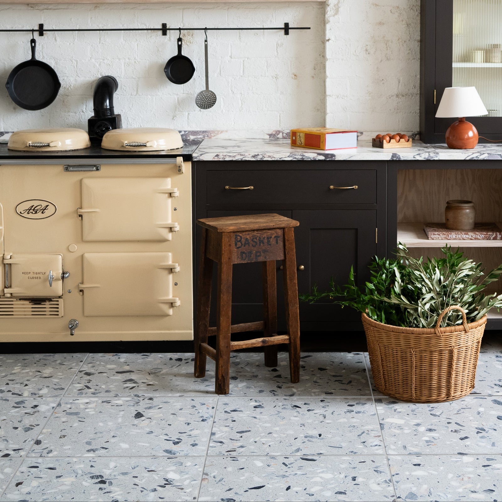 Rialto Terrazzo Castello Honed Wall & Floor Tile 60x60cm – detail view 4