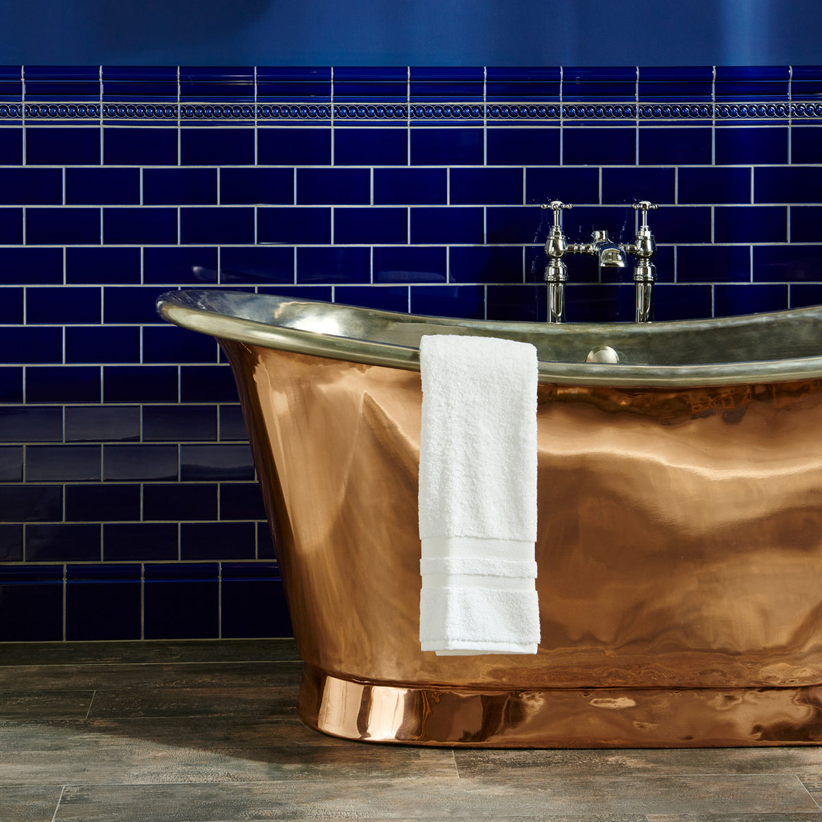 Royal Blue Victoria Moulding Ceramic Wall Tile 152x75mm - Gloss