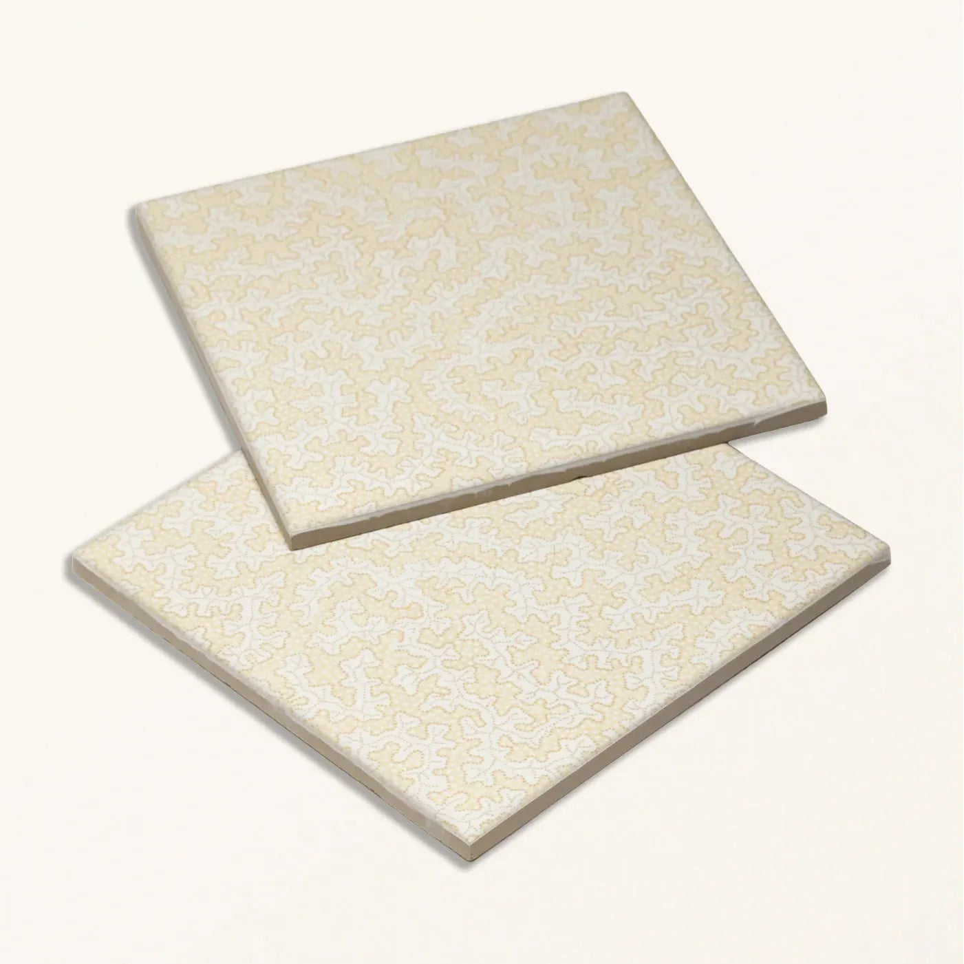 Sanderson Truffle Ochre Porcelain Wall & Floor Tile 20x20cm