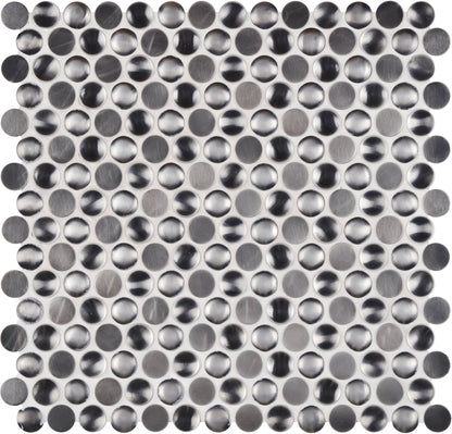 Silver Link Aluminium Mosaic - Hyperion Tiles