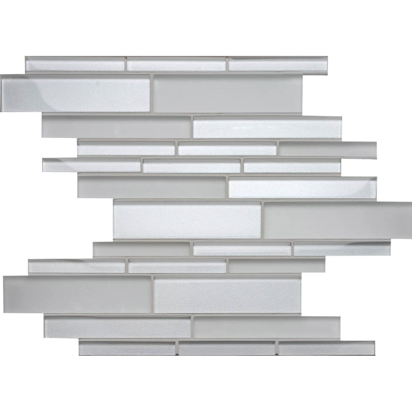 Solinda Mixed Format Glass Mosaic Wall Tile