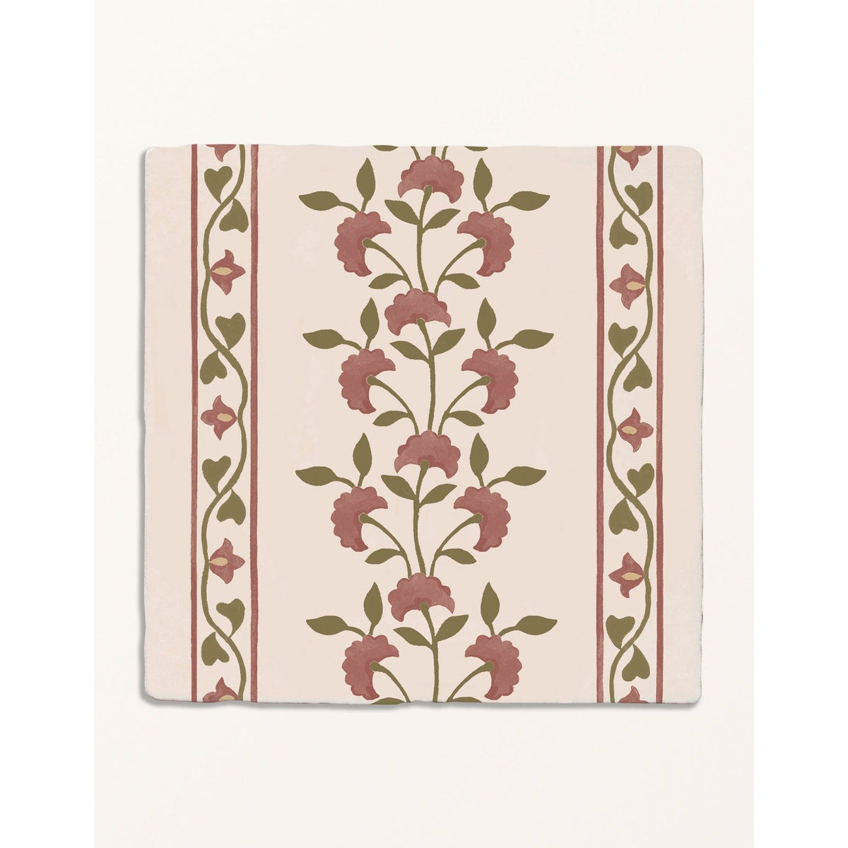 STUDIO Sanderson Anthos Pink Clay Border & Corner - border tile