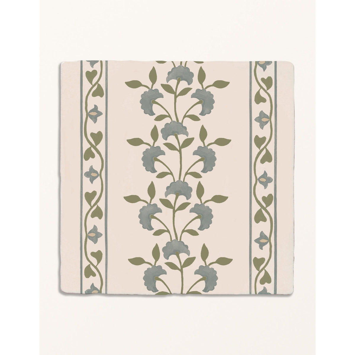 STUDIO Sanderson Anthos Pottery Blue Border & Corner - border tile