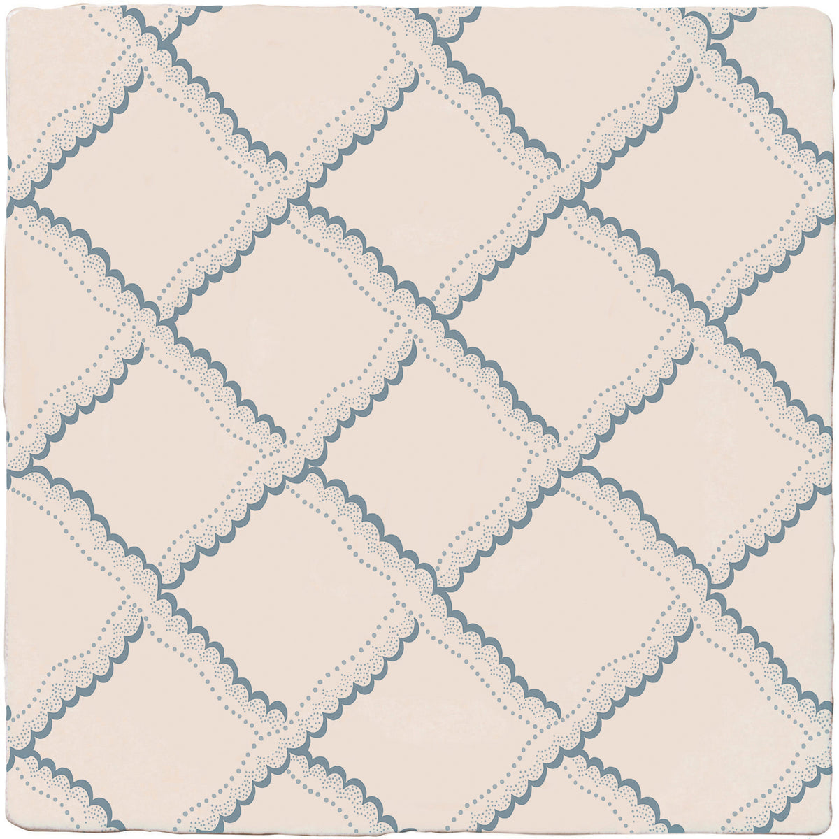 STUDIO Sanderson Rye Pottery Blue Ceramic Wall Tile 13x13cm