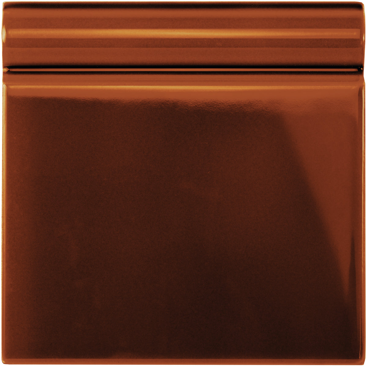 Teapot Brown Skirting Tile 152x152mm