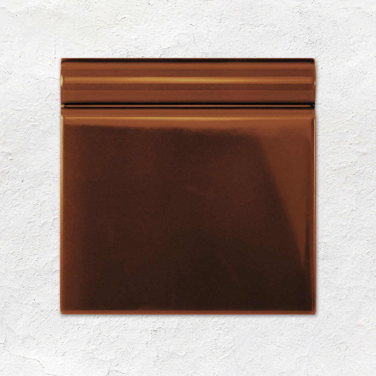 Teapot Brown Skirting Tile 152x152mm