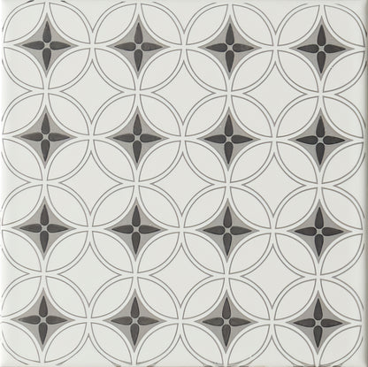 Toulon Grey on Brilliant White - Hyperion Tiles