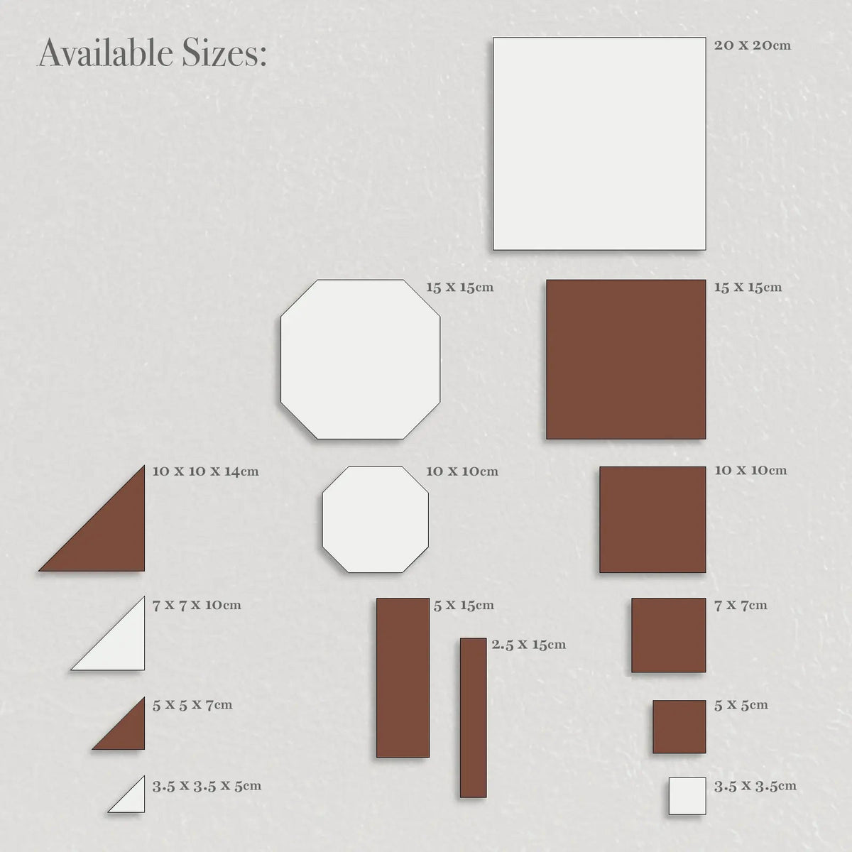 Winckelmans Unglazed Red 10 x 10cm porcelain tile face