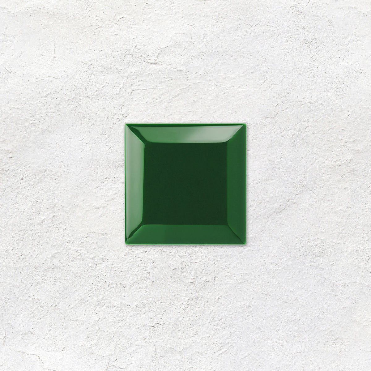 Victorian Green Metro Bevelled Tile 75 x 75mm - Ceramic - Gloss