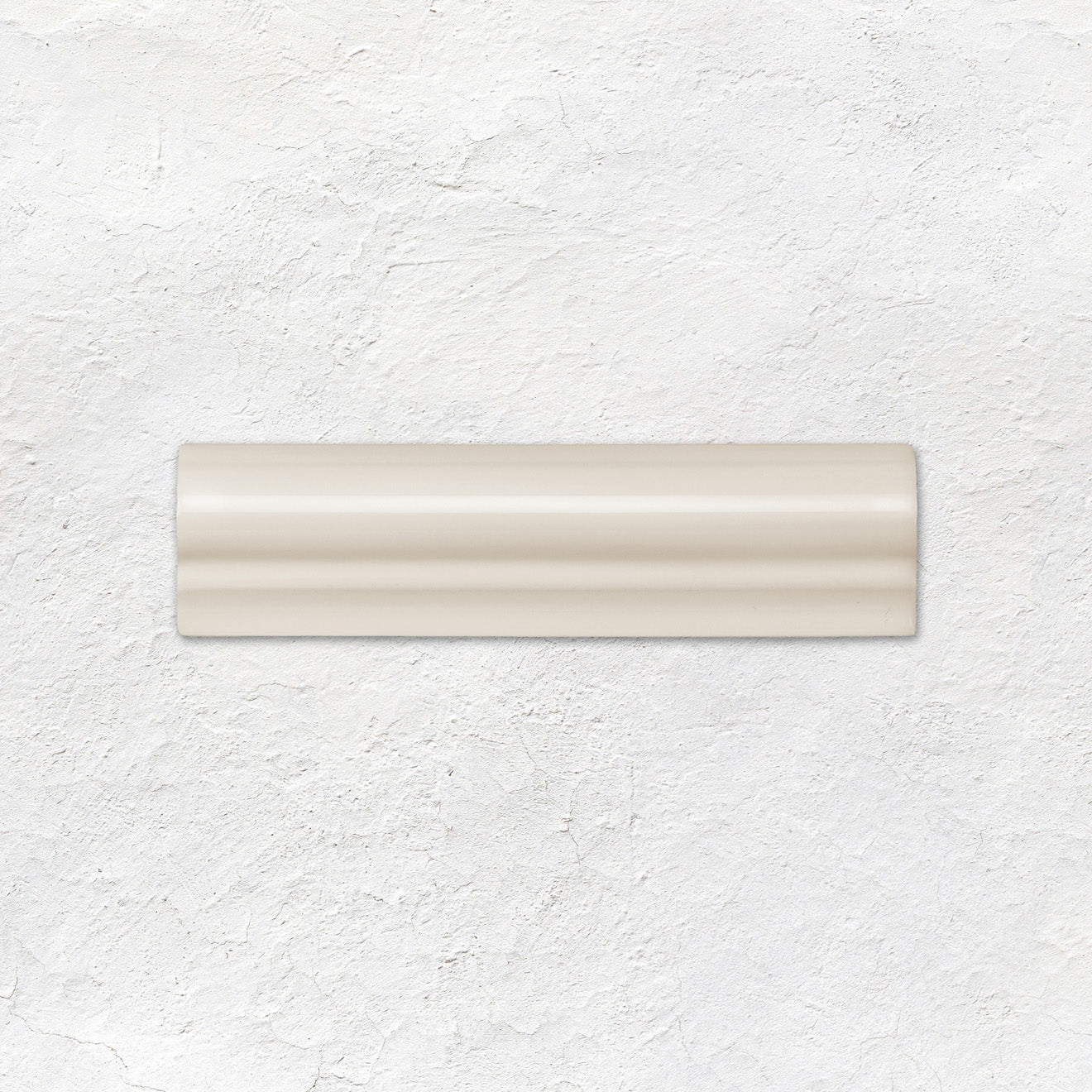 Vintage White Albert Moulding Ceramic Wall Tile 152x40mm