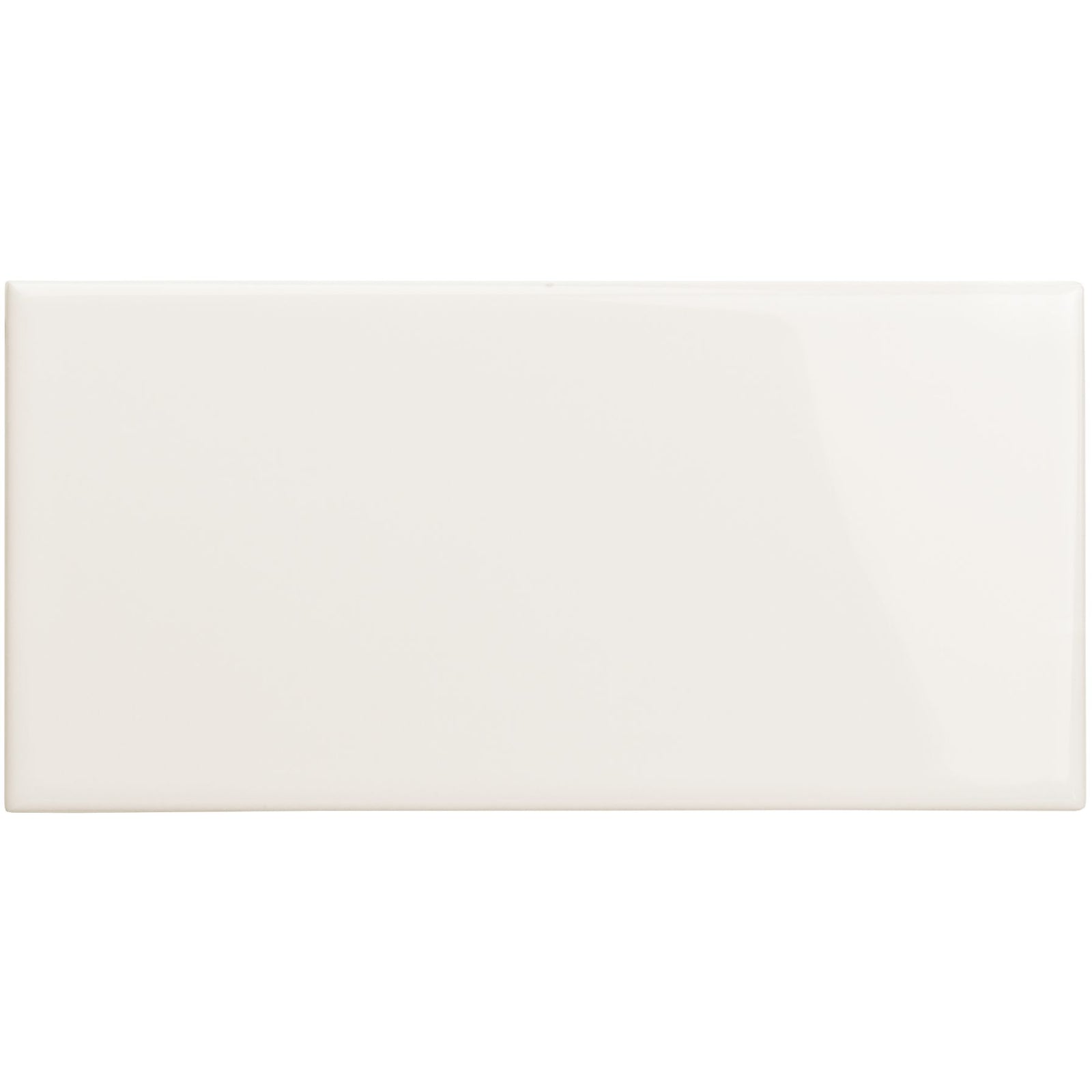 Vintage White Rounded Edge Long Ceramic Wall Tile