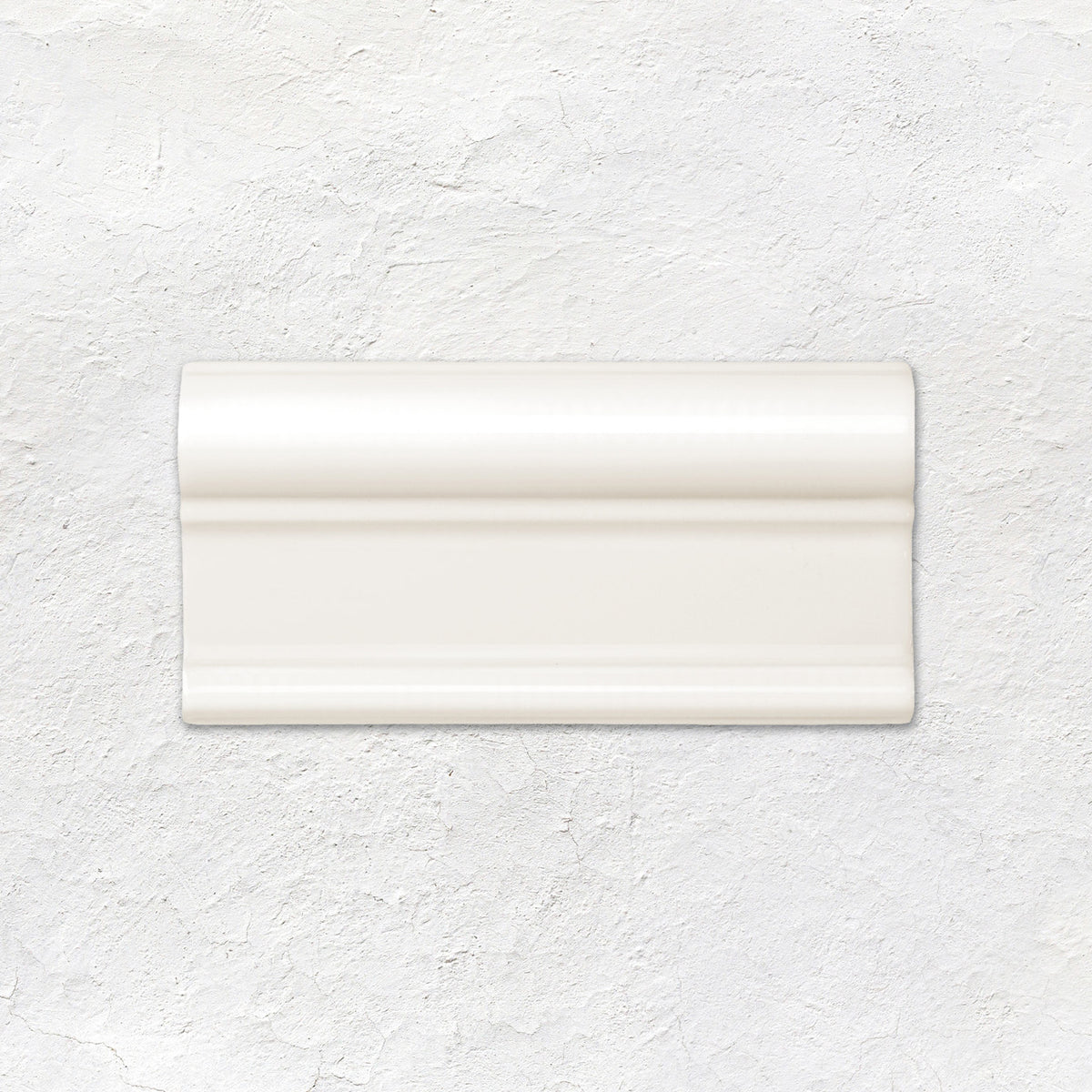 Vintage White Victoria Moulding Ceramic Wall Tile 152x75mm - Gloss
