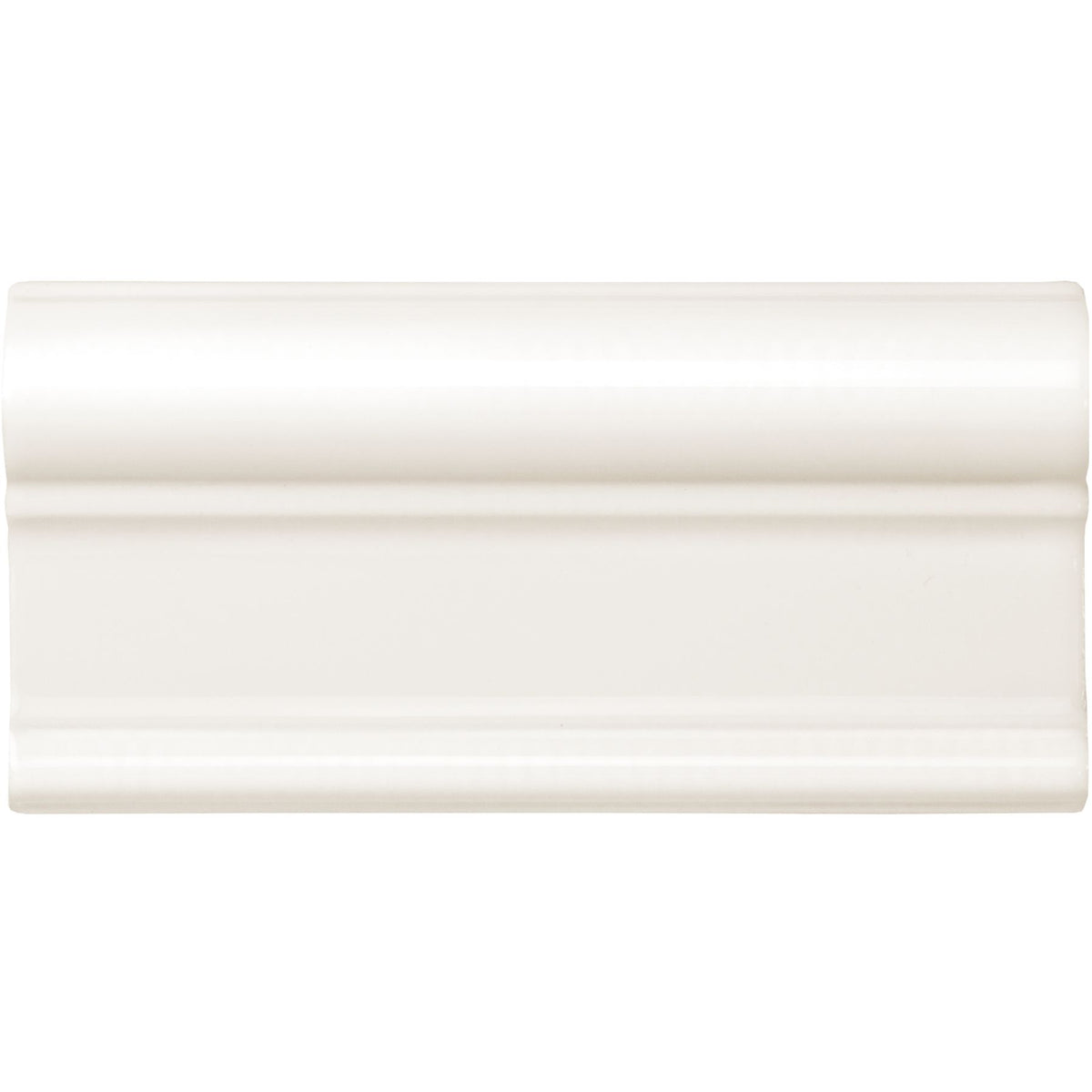 Vintage White Victoria Moulding Ceramic Wall Tile 152x75mm - Gloss