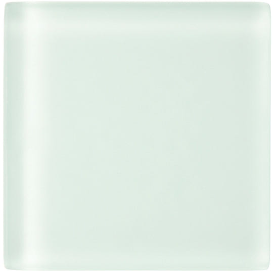 Volga Frosted Glass 10 x 10cm Wall Tile - alternate view