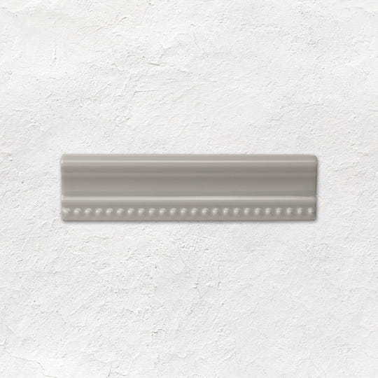 Westminster Grey Hogarth Moulding Ceramic Wall Tile 152x38mm - Gloss