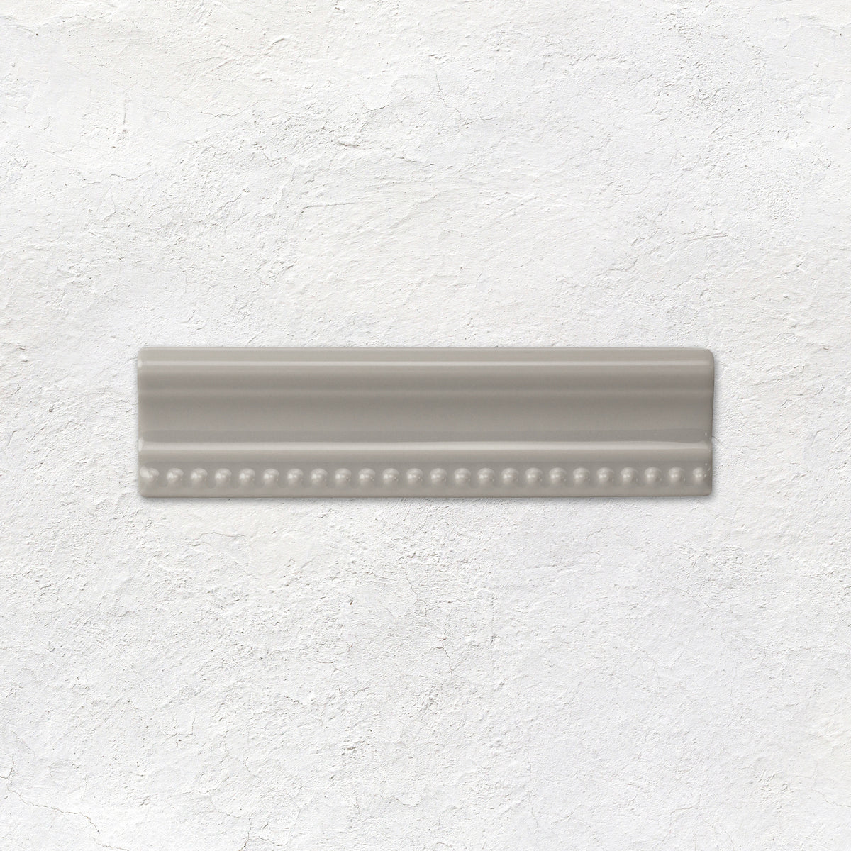 Westminster Grey Hogarth Moulding Ceramic Wall Tile 152x38mm - Gloss