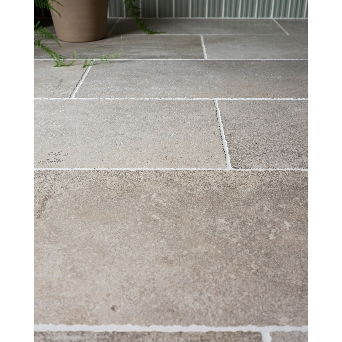 Close view of Wetherby Porcelain tonal variation