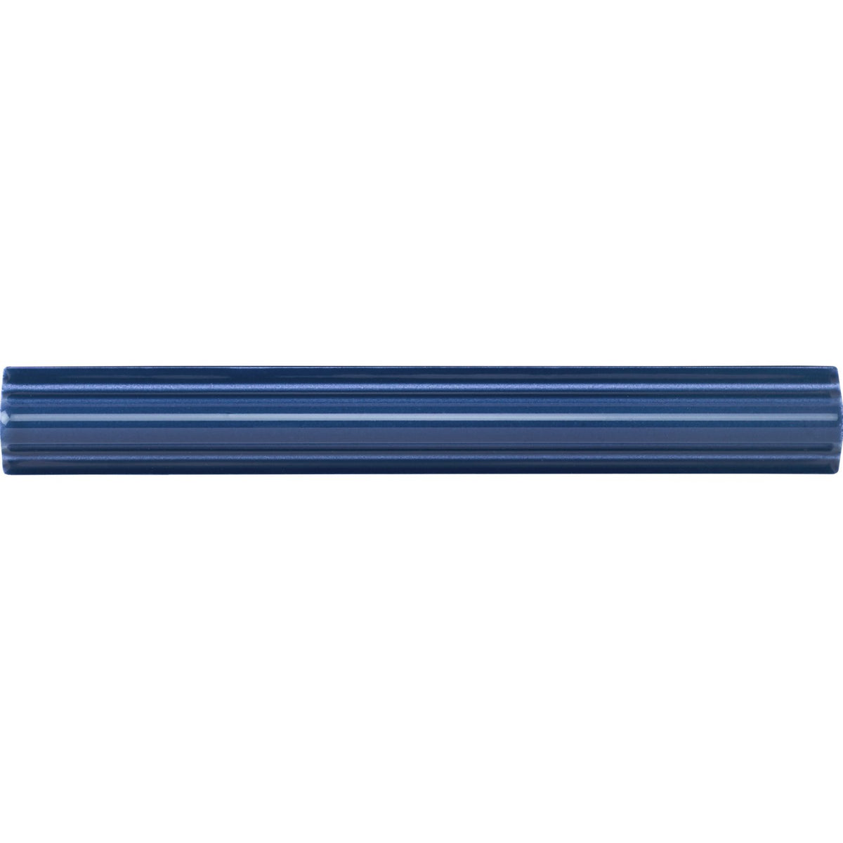 Windsor Blue Astragal Moulding Ceramic Wall Tile 152x21mm - Gloss