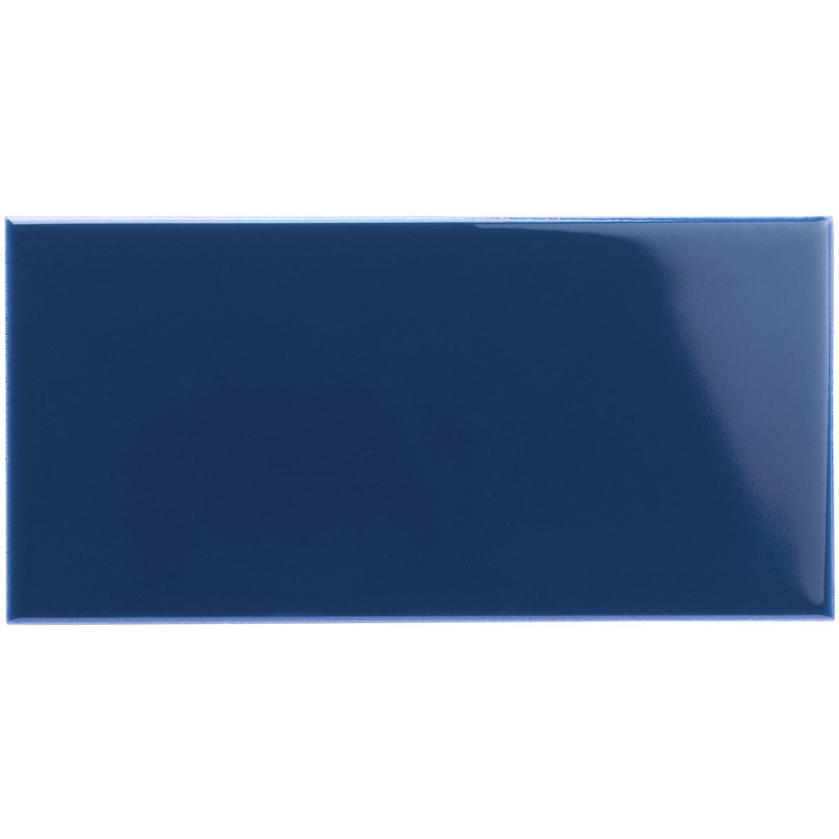 Windsor Blue Half Tile 152x76mm - Ceramic - Gloss