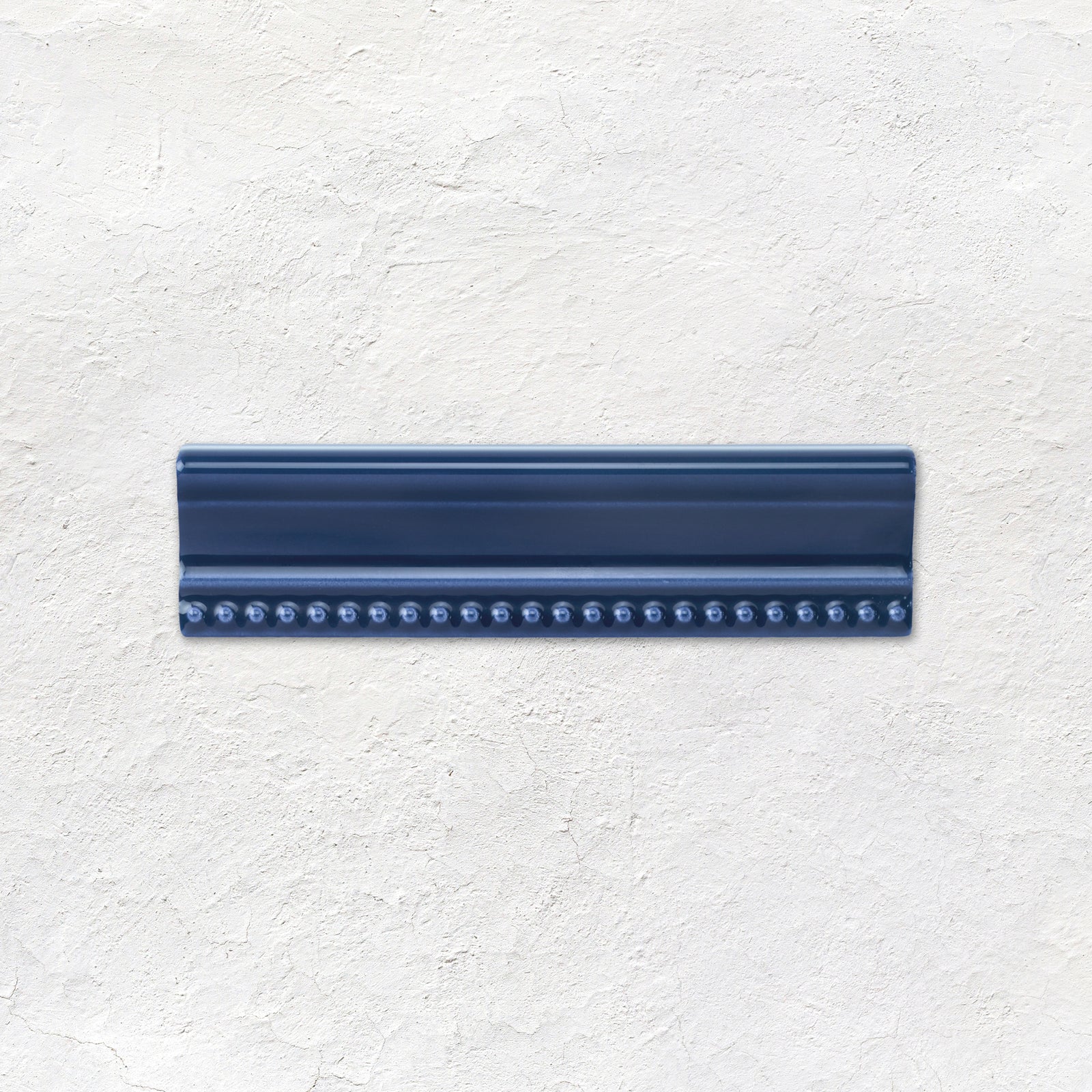 Windsor Blue Hogarth Moulding Ceramic Wall Tile 152x38mm