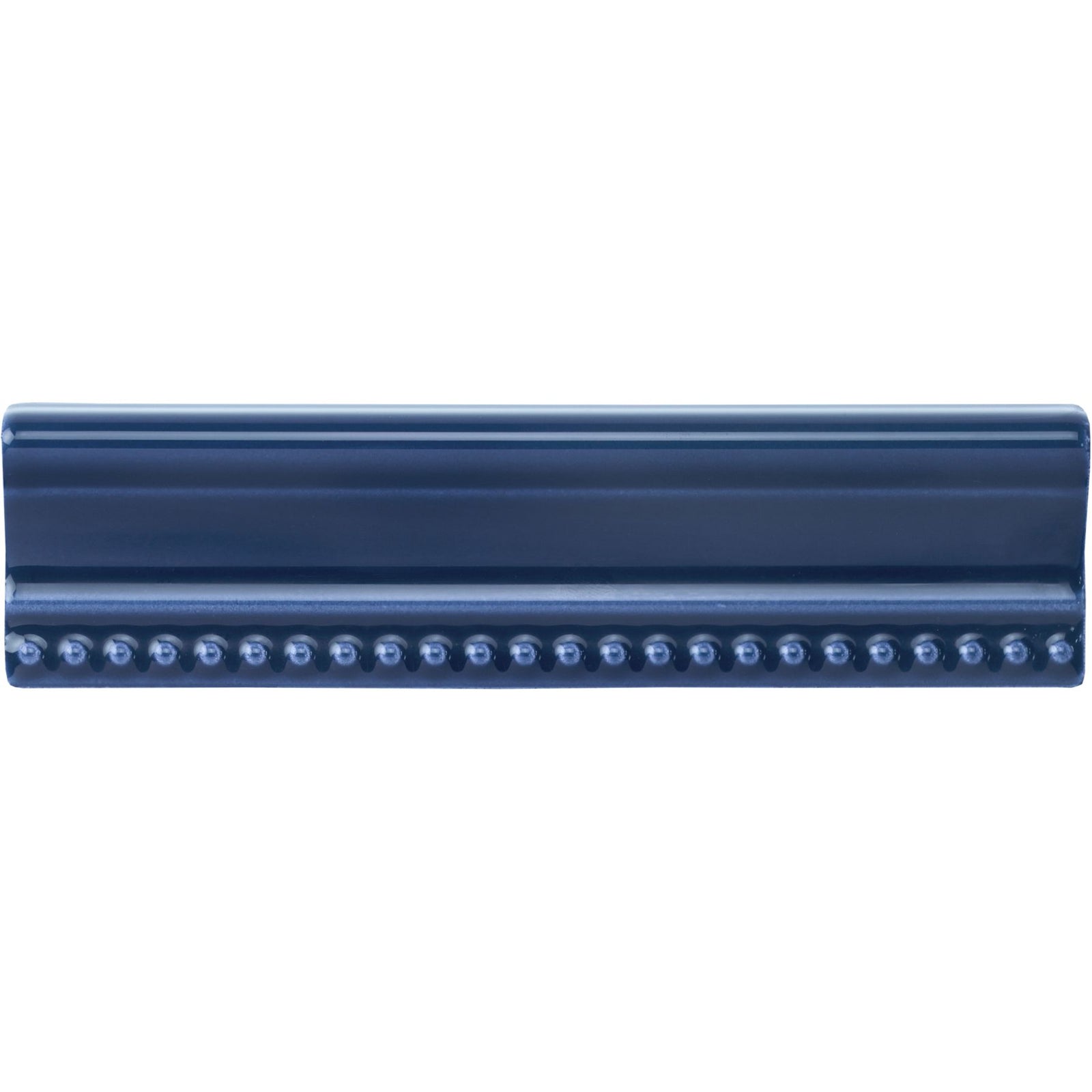 Windsor Blue Hogarth Moulding Ceramic Wall Tile 152x38mm