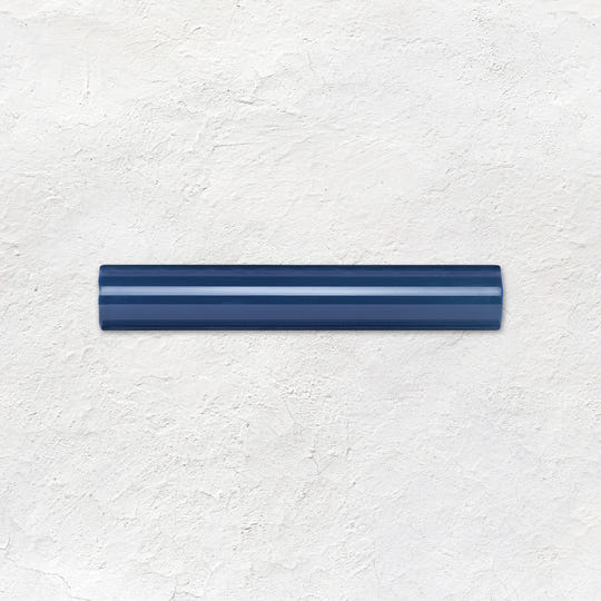 Windsor Blue Sigma Moulding Ceramic Wall Tile 152x26mm - Gloss
