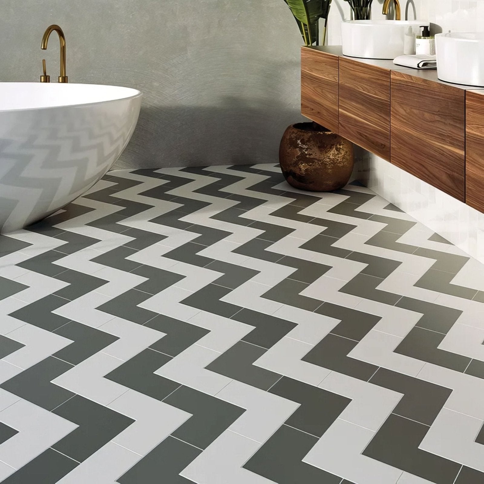 Abstract Porcelain Graphite