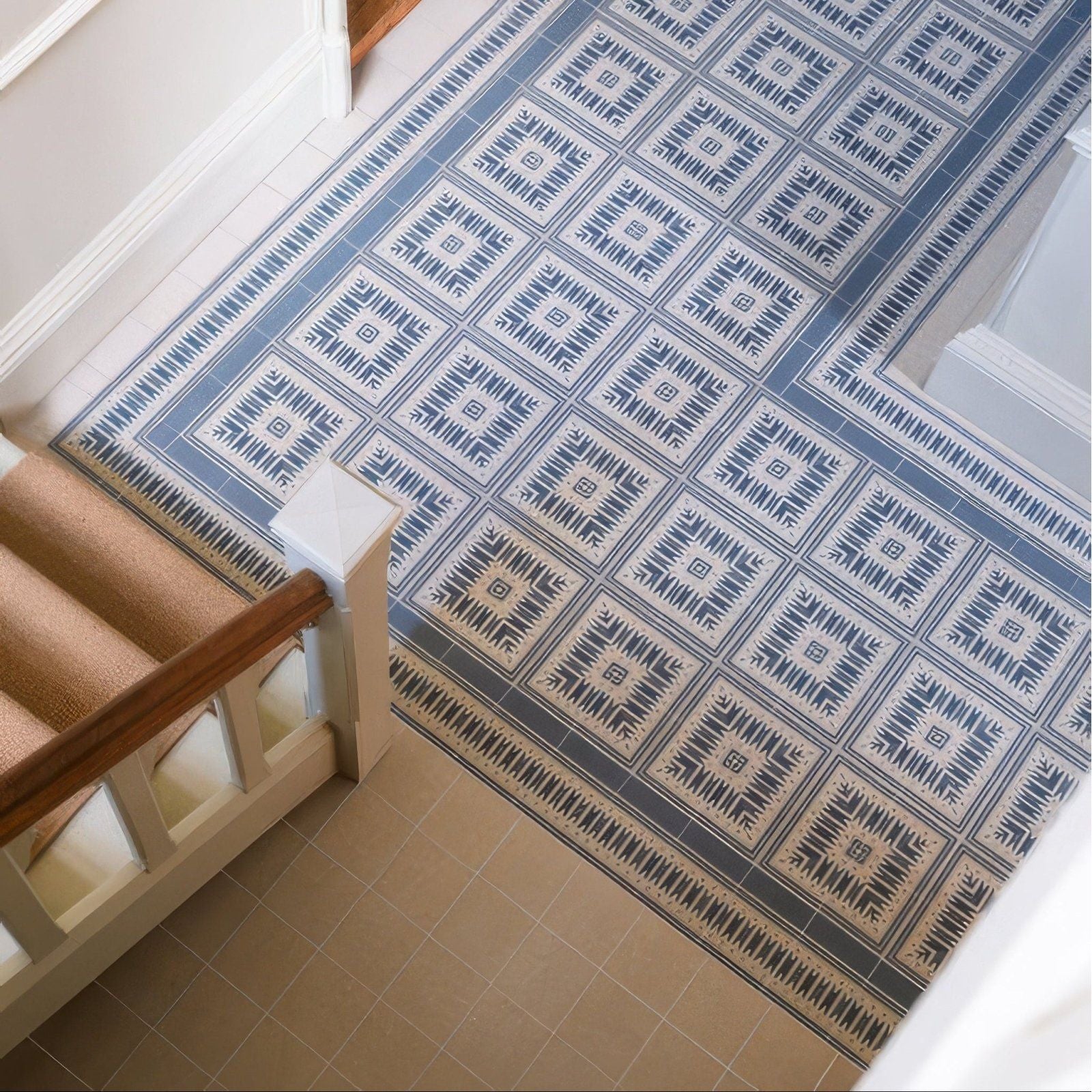 Aventuras Linen Field Porcelain patterned porcelain floor tiles