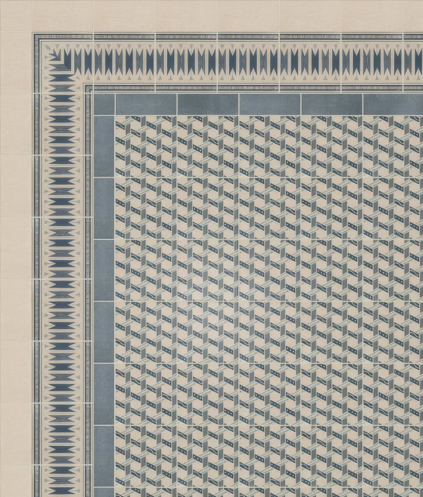 Adventuras Malla Blue Porcelain