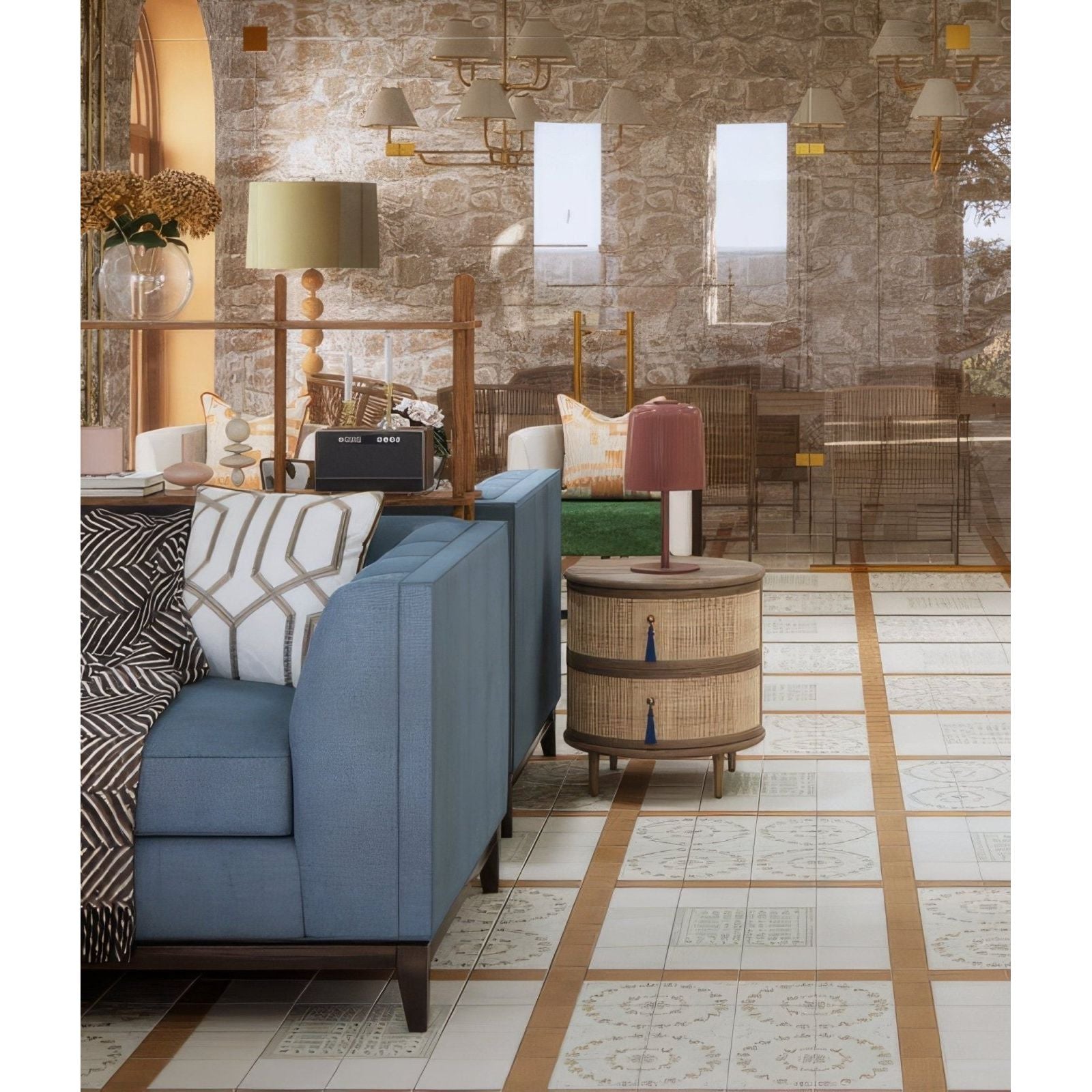 Adventuras Palma Olive Porcelain