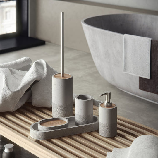 Afrodite Soap Dispenser Warm Grey - alternate view