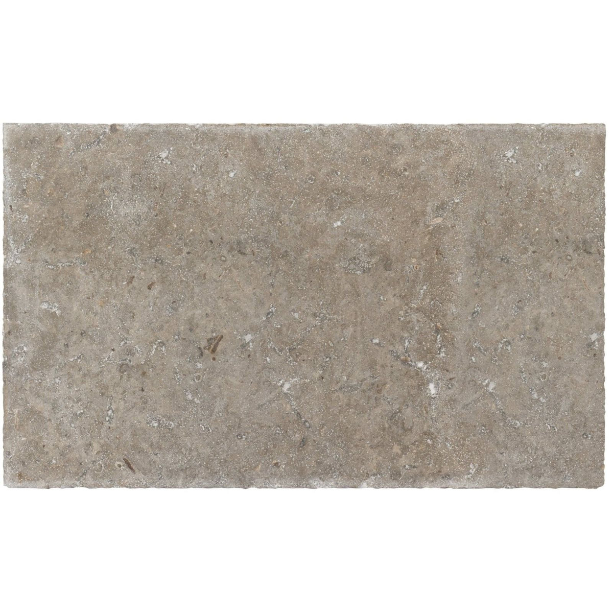 Aquitaine limestone seasoned finish rectangular grey stone tile with textured natural uneven surface and subtle tone variations