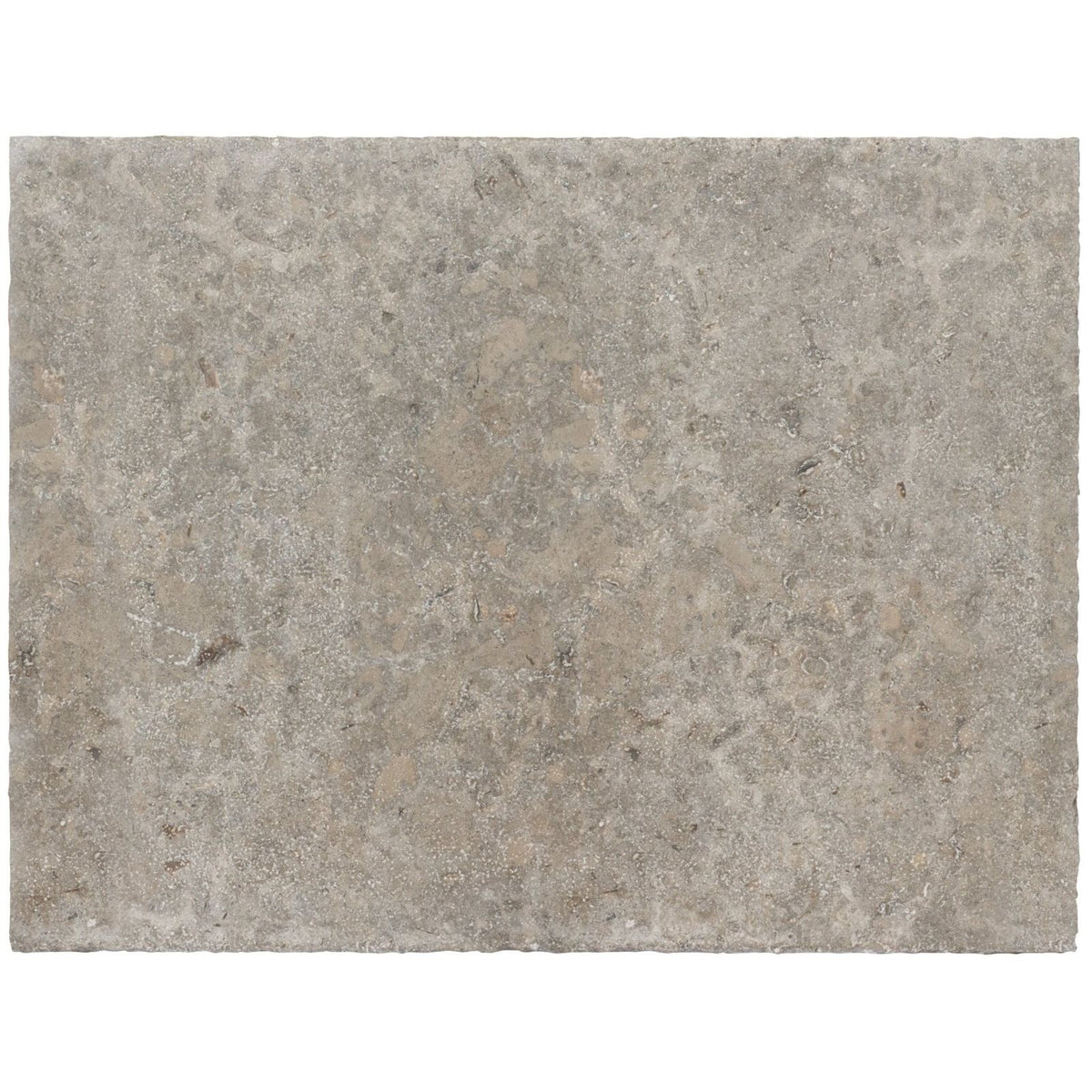 Grey stone tile with textured natural surface, Aquitaine limestone seasoned finish for interior flooring