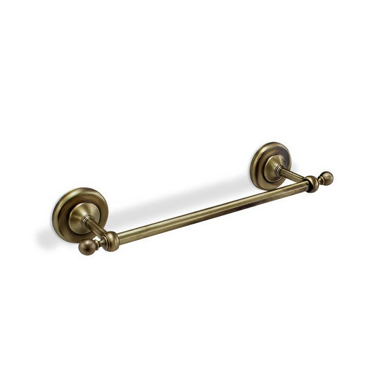 Albany Towel Rail 30cm Aged Brass - Brushed