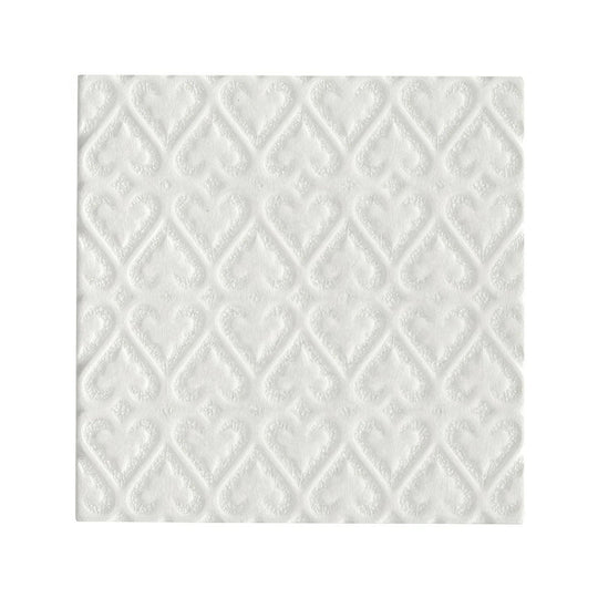 Alhambra White Decor 2 Glazed Tile - alternate view