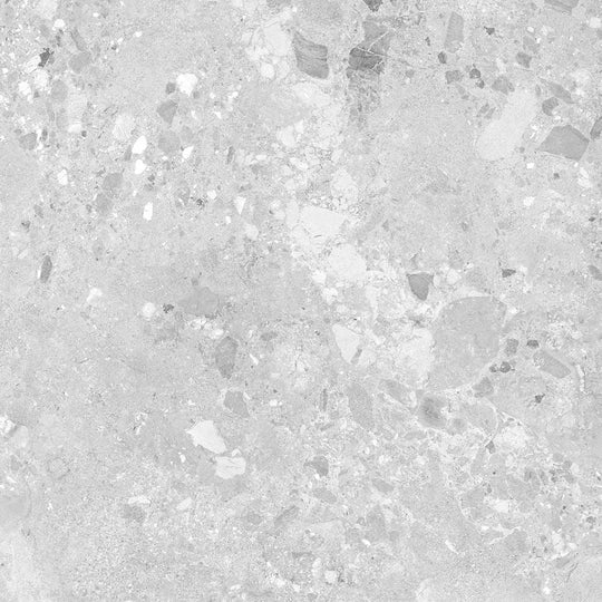 Amaya terrazzo grey matt 90 x 90cm grey and white speckled terrazzo countertop surface in matt finish