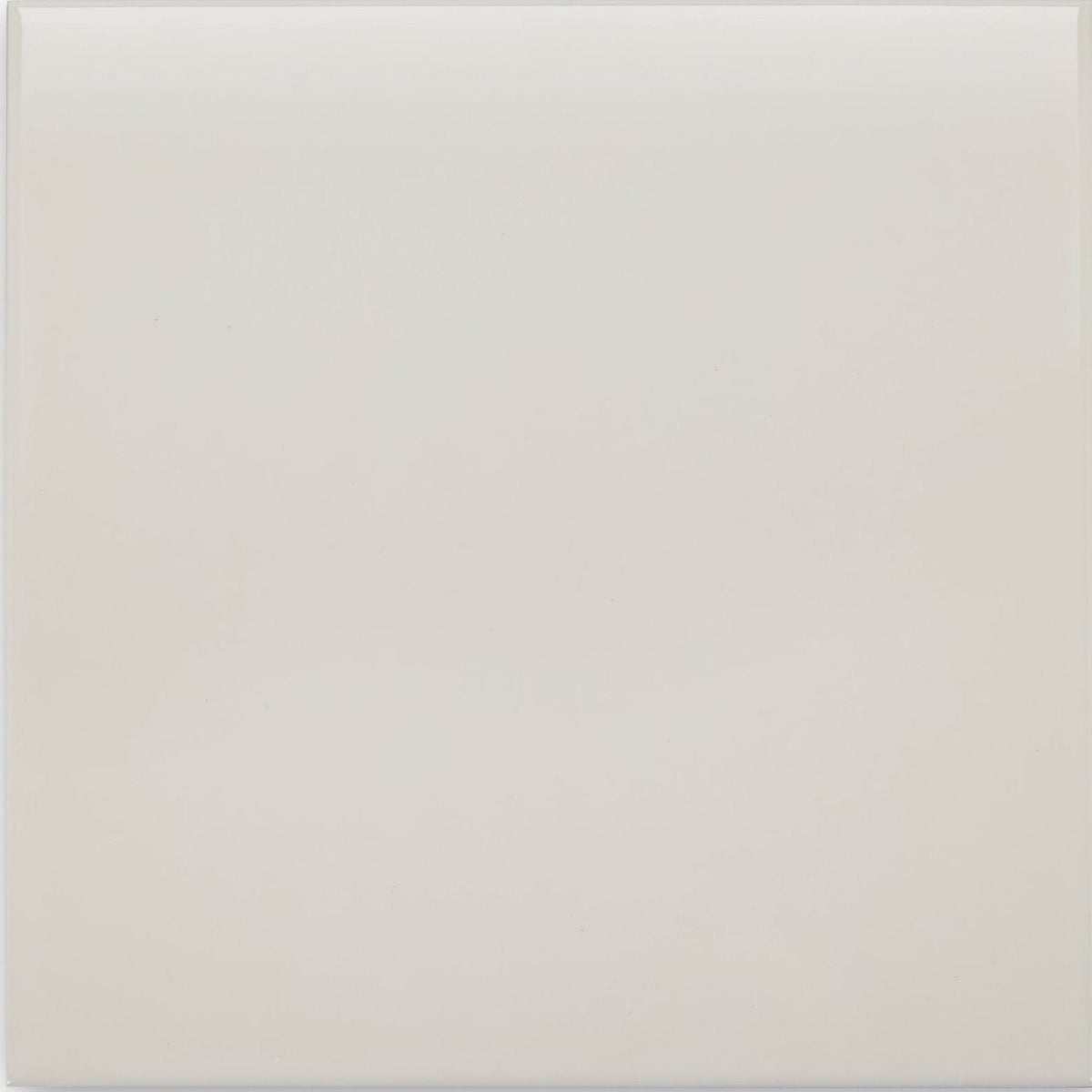 Andalucia cream glazed tile 20cm smooth matte off-white square tile with subtle sheen for wall or floor use