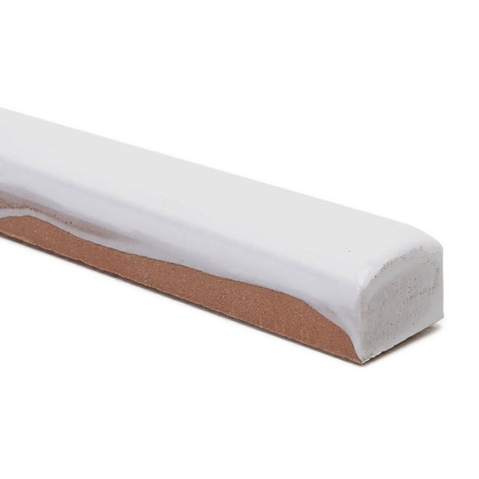 Andalucia White Glazed Pencil - alternate view