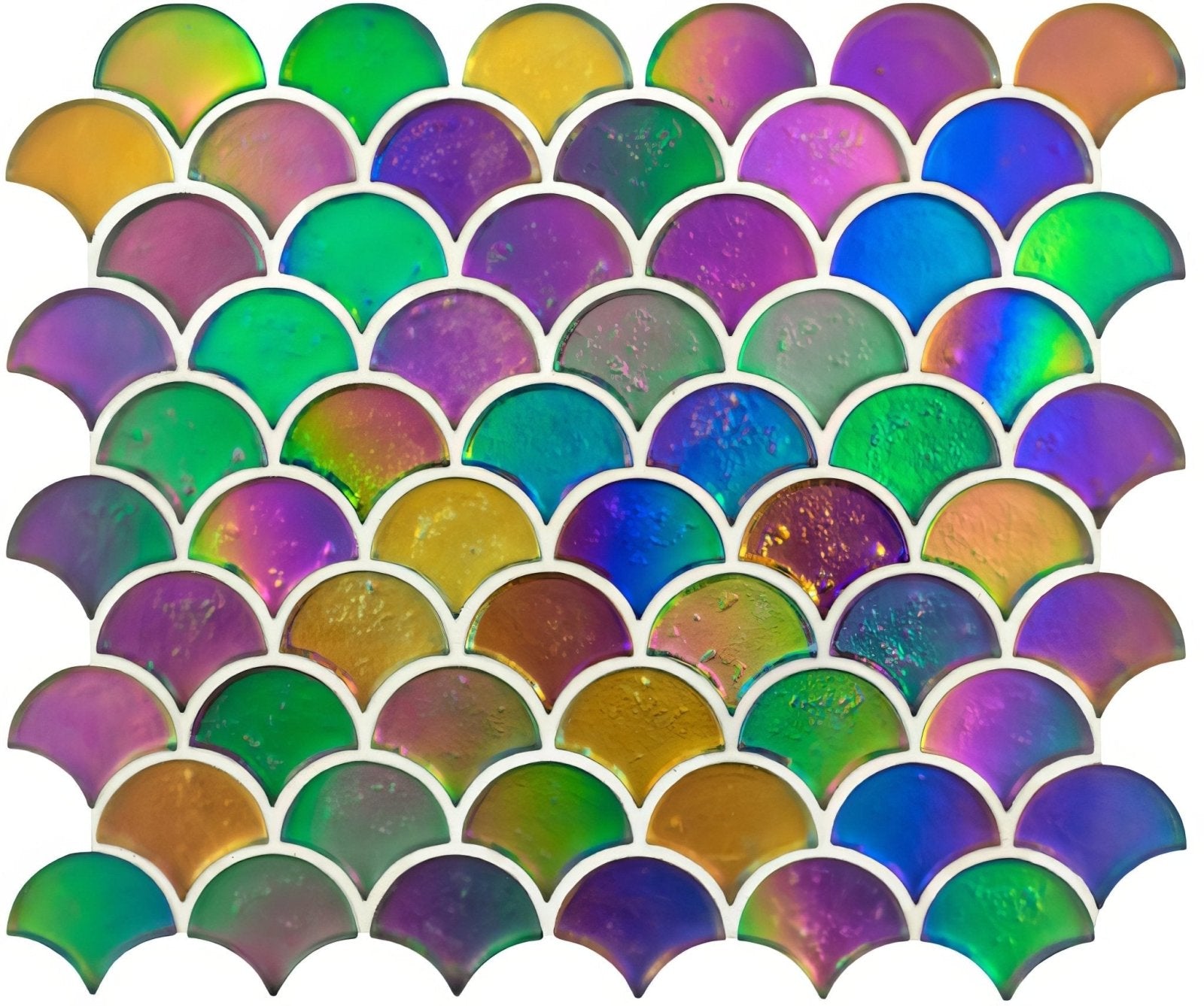 Aqua Scale Clear Mosaic