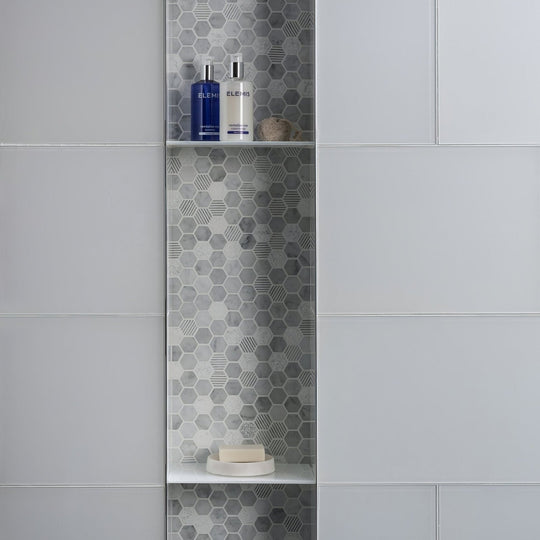 Arctic Clear Glass 60 x 30cm Wall Tile - alternate view