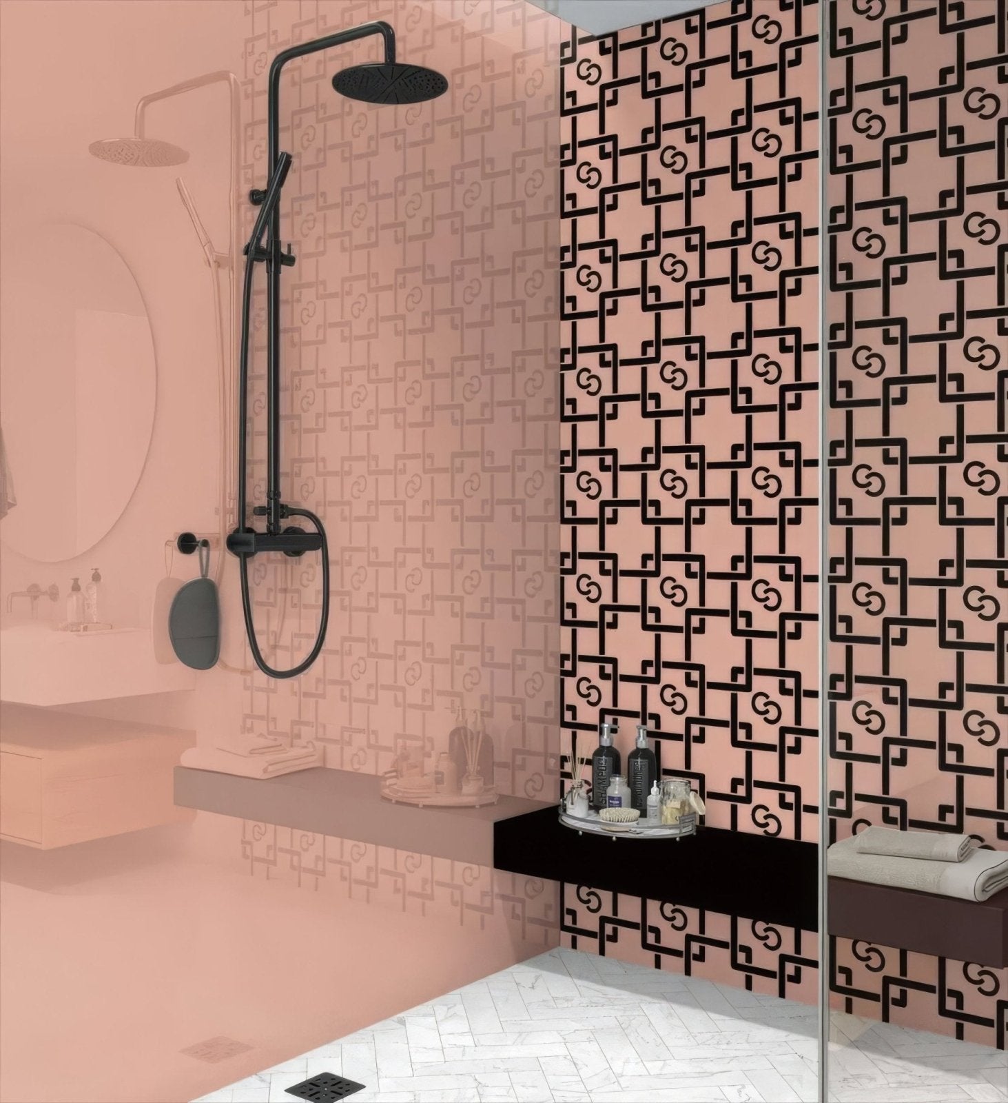 Art Deco Trendsetter Shower Panel