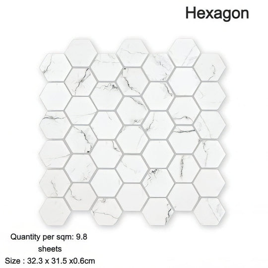 Aspen Hexagon Mosaic - alternate view