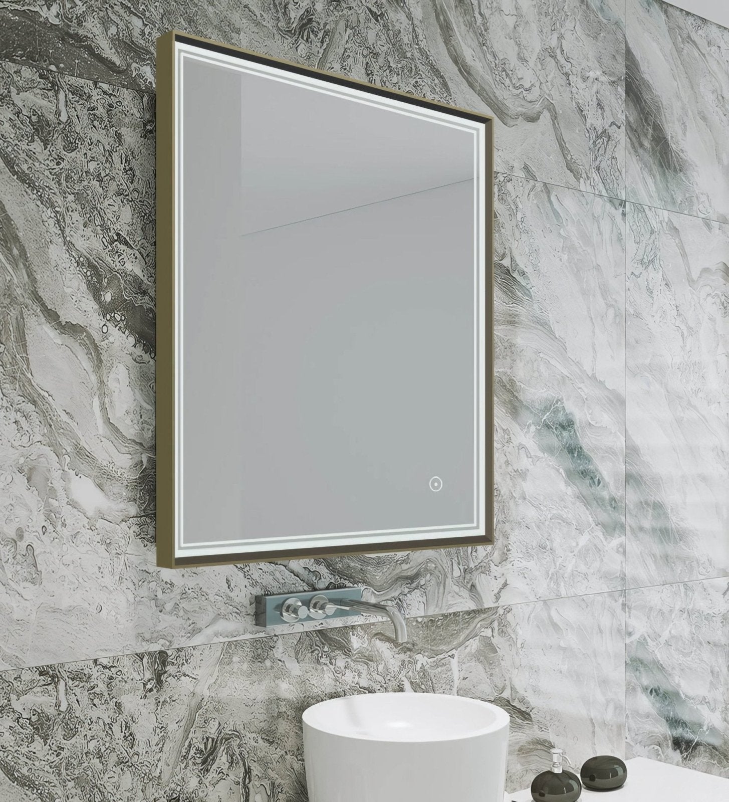 Astoria Mirror 140 Brushed Bronze