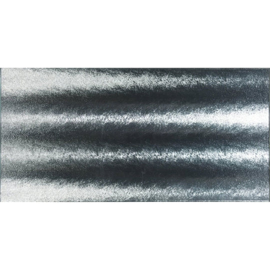 Aurora Borealis Silver Decorative Glass Wall Tile - alternate view