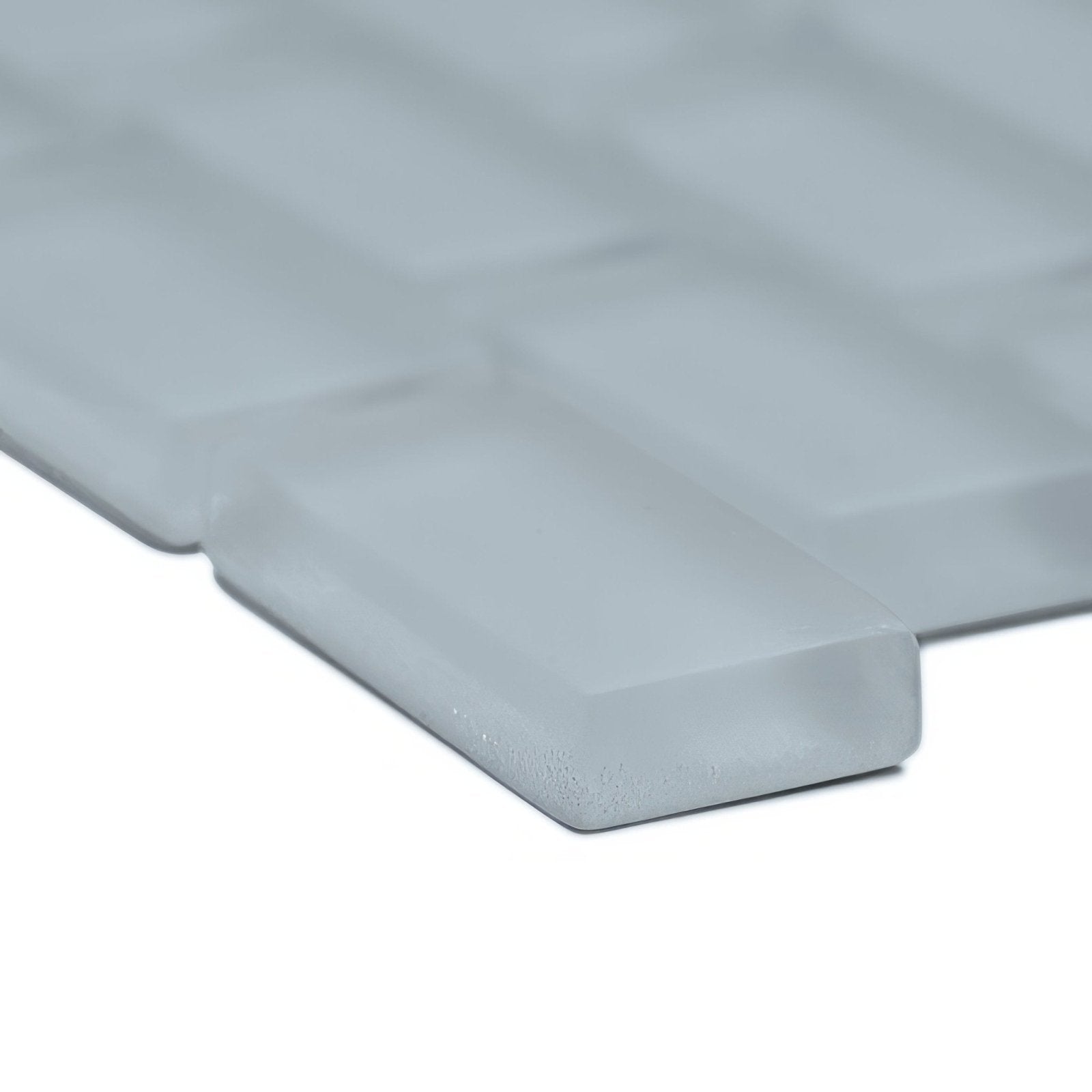 Aurora Mini Brick Grey Mosaic – close-up detail
