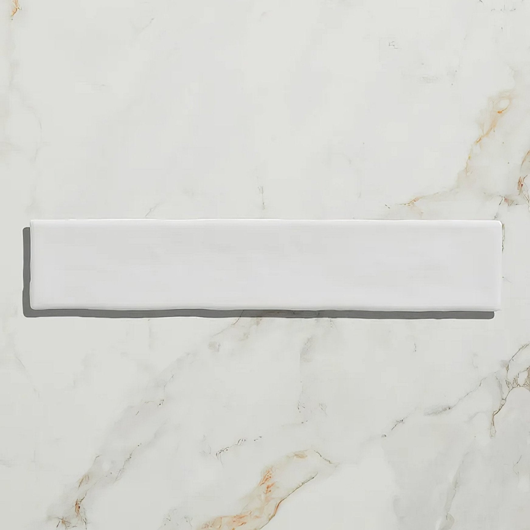 Avebury ceramic milk white white rectangular ceramic tile with smooth glossy finish for wall and floor use
