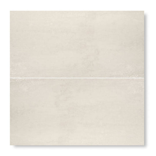 Barbican Silk Street 30 x 60cm Porcelain Floor Tile - Matt - Cream & Beige