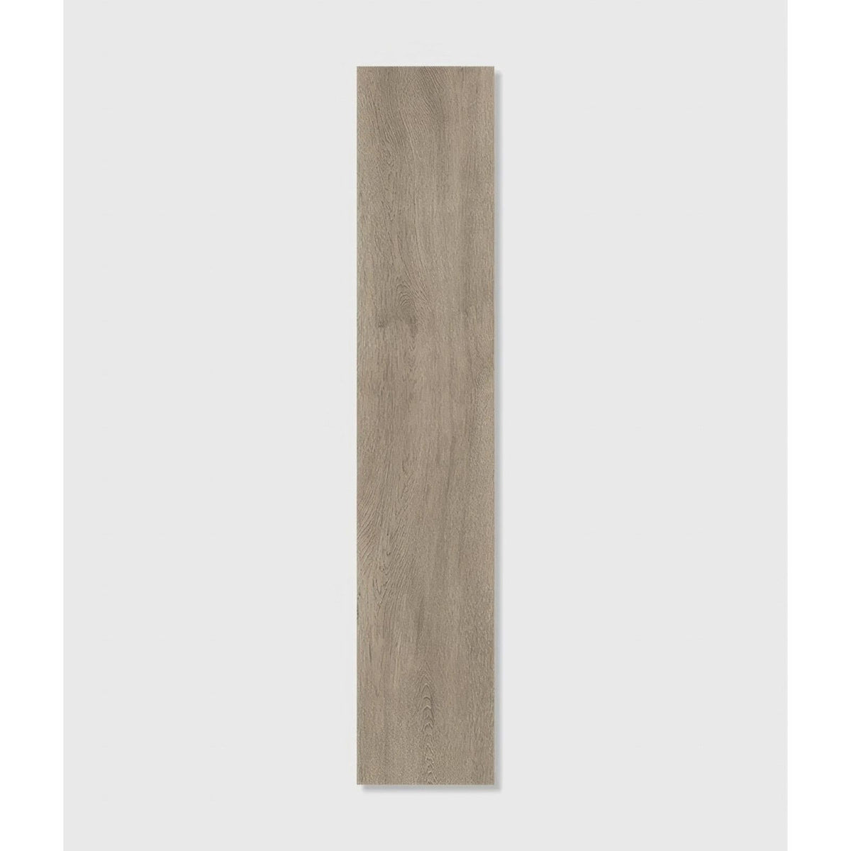 Gray wood-grain vinyl plank flooring in beach hut porcelain caramel with durable caramel accents and realistic texture