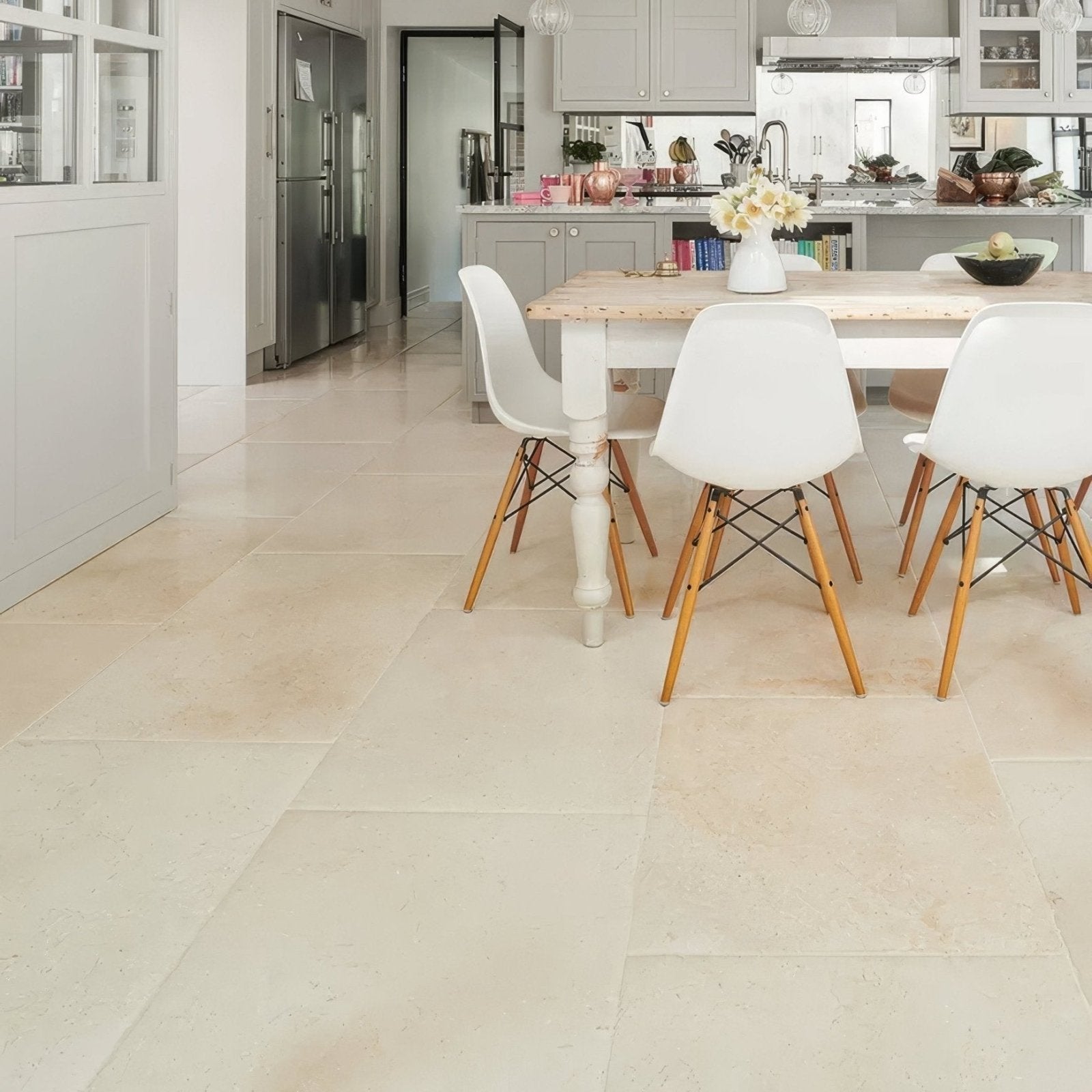 Bergamo Limestone Distressed Finish