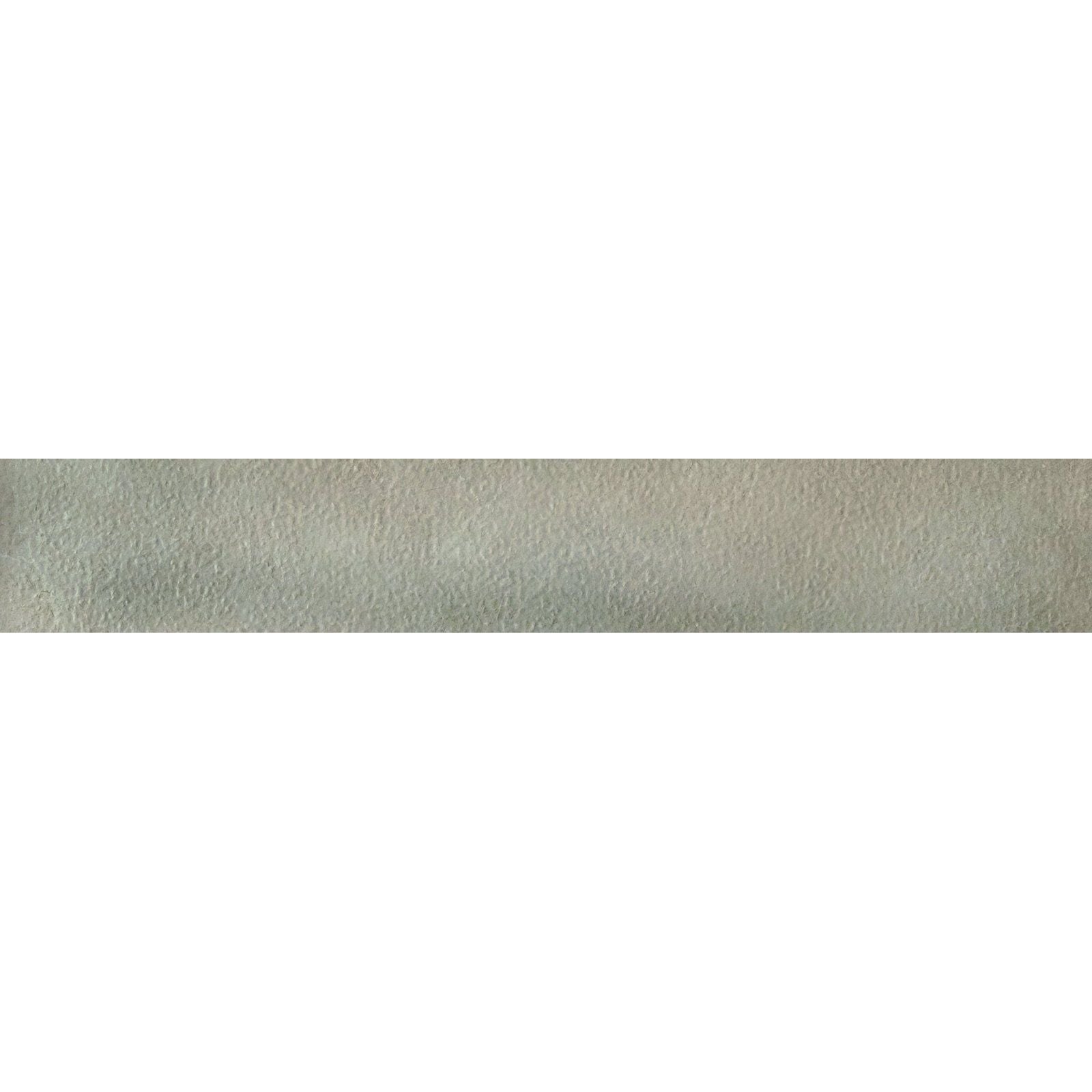 A textured muted gray fabric strip with an uneven surface from the Berliner Sand Flames collection
